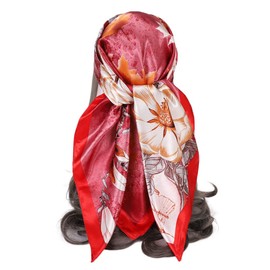 FAIRYGATE Damen kleines Seidentuch 100% Seide Halstuch Bandana Seidenschal Gemütliche 90023