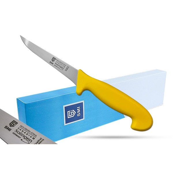 SMI - Solingen 5 Inch Boning Knife Professional Butcher Knife Premium Quality Boning Knife Flexible Solingen Stainless Steel Straight Blade