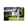 Gibraltar Post Mounted Mailbox Color: White