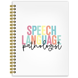 BRRNYOI Speech Language Pathologist Gifts Notebook Journal 5.5x8.3, Slp Gifts for Women, Mental Health Journal, Speech Therapy Therapist Hardcover Spiral Notebooks for Note Taking