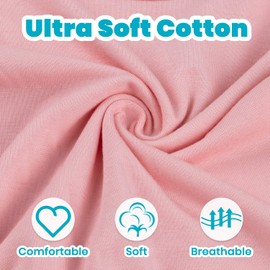 Vestido anudado con sombrero y diadema y clip, Clip rosa suave y morado, Newborn-3 Month