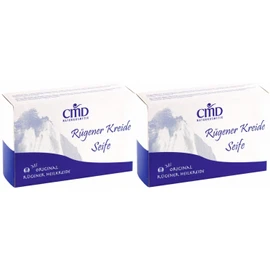 CMD Mineral Soap with Rügener Chalk Pack of 2 (Vegan, Natural Cosmetics)