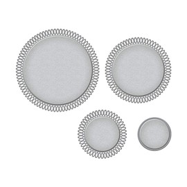 Spellbinders Etched Dies by Becca Feeken-Circles- Picot Petite