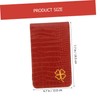 Gatuida Golf Scorecard Holder Portable PU Leather Cover for Outdoor
