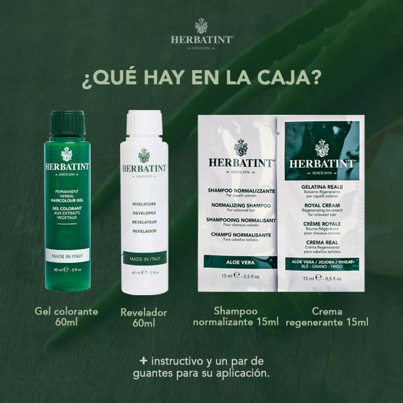 Herbatint 6n+6c Rubio Oscuro+castaño Oscuro Cenizo Pck 2pzas