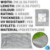 Grey Lightweight Tarpaulin - Multi-Purpose Waterproof Sheet for Outdoor Use,