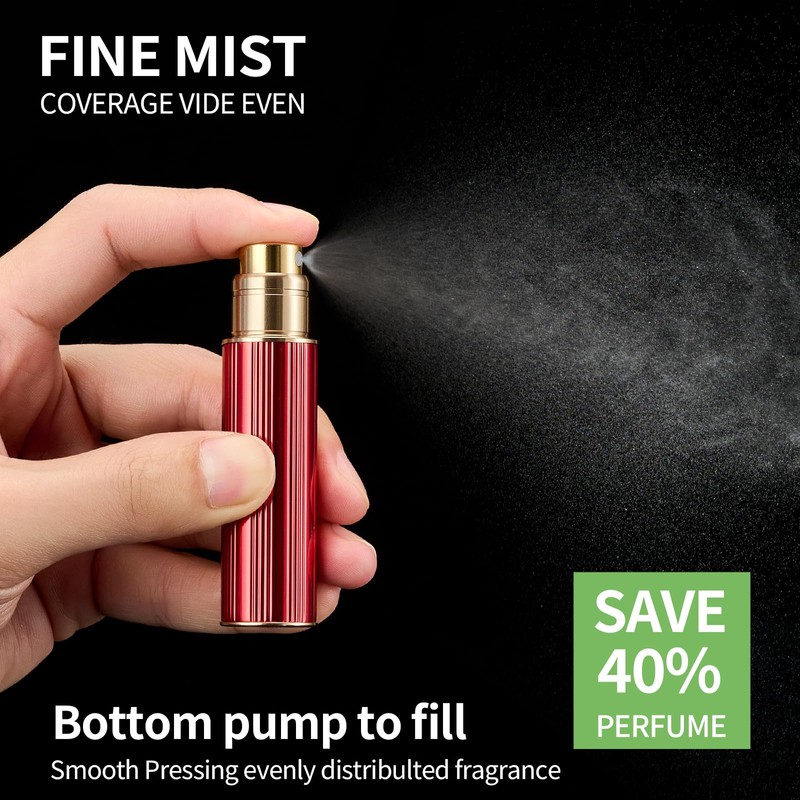 Mini Atomizer Sprayer For Perfume, Empty Travel Cologne Perfume Bottle