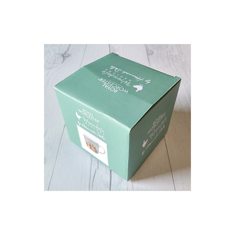 Wrendale Twits (Owl) Single Mug, Bone China Multi-Colour, 9.2 x