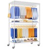 ULIFHOME P8 Heavy Duty Clothes Rack（With Extended Width Design） Rolling