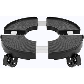 Ukipos Base para Maceta con Ruedas Soporte para Plantas Rodante Ajustable 40.1-51.8 cm, Capacidad, Porta Macetas y Base Maceta para Interior y Exterior