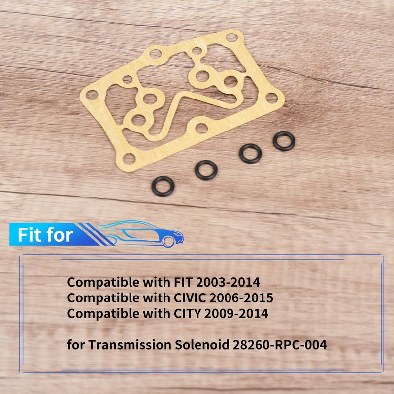 Rldym Automatic Transmission Dual Linear Solenoid Gasket/O-Rings 28262-RPC-000 91301-PC9-003 for
