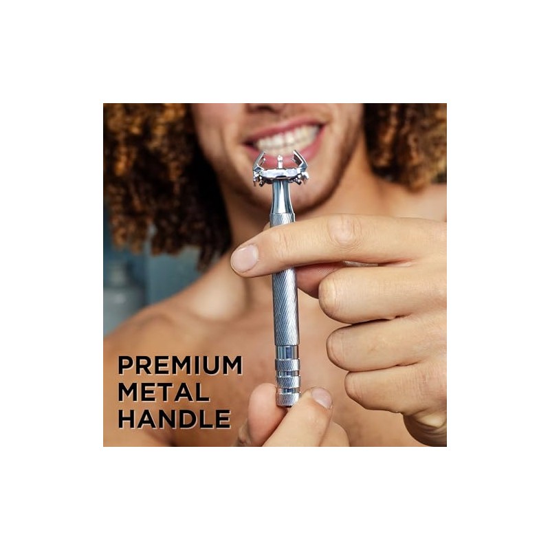 WILKINSON SWORD Double Edge Blade Refills for Men, Pack of