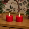 Luminara 2-Pack Moving Flame LED Flameless Tealight (2" x 2")