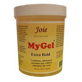 Joie Naturals MyGel Extra Hold - Hair Gel for Men & Women - Styling Gel for Curly Hair (16 Ounces)