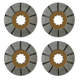 Stevens Lake Parts Set of 4 Bonded Brake Disc Fits Case/International Harvester 200 230 240 2404 330 340 404 Super C Models Replaces