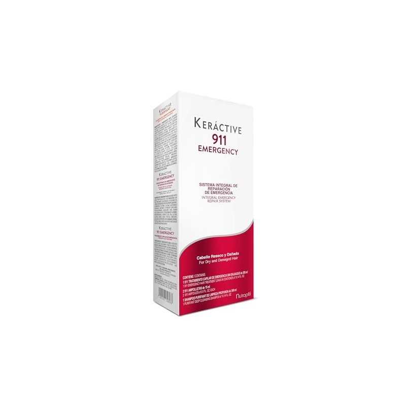 Nutrapel Keractive 911 Set de Tratamiento Capilar Integral