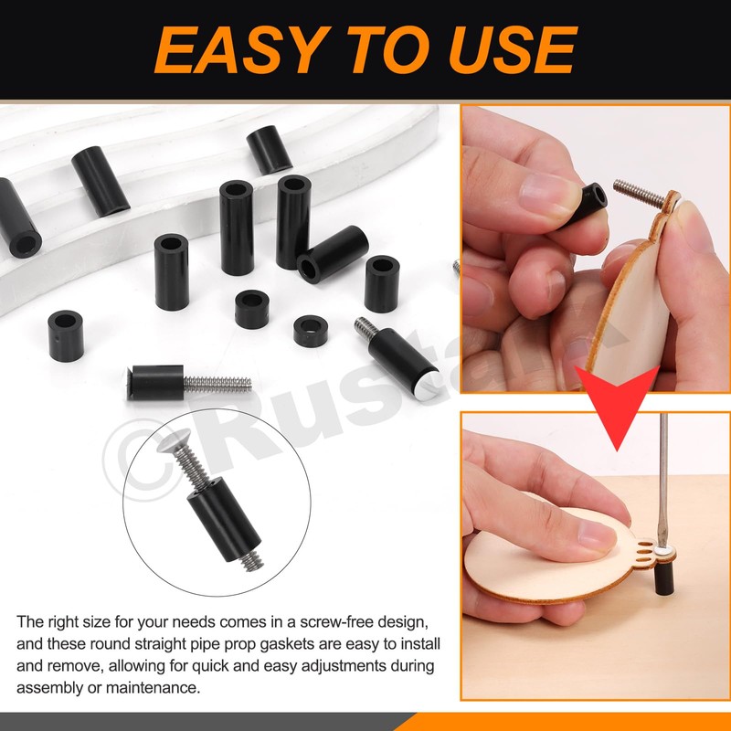 Rustark Wall Plate Screws Electrical Outlet Screws Spacers Assortment Kit