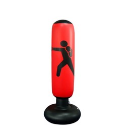 160 cm Freestanding Boxing Target Bag, Inflatable Punch Bag, Inflatable Punch Bag for Adults Children, Fitness Punch Tower Speed Bag for Exercise and Stress Relief