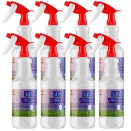 Alliance Chemical 50% Vinegar - 8 Quart Spray Bottles - Industrial Strength for Cleaning and More