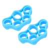 2pcs Silicone Finger Exerciser Improve Finger Dexterity High Flexibility Hand