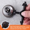 LEONTOOL Drill Chuck Key, Set of 6, Drill Chuck Handle,