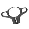 Car Steering Wheel Frame Cover Trim Sticker Decoration Carbon Fiber