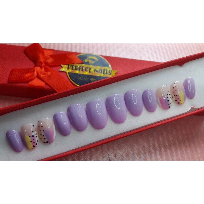 Perfect Nails Press On Uñas Postizas Press On Cortas