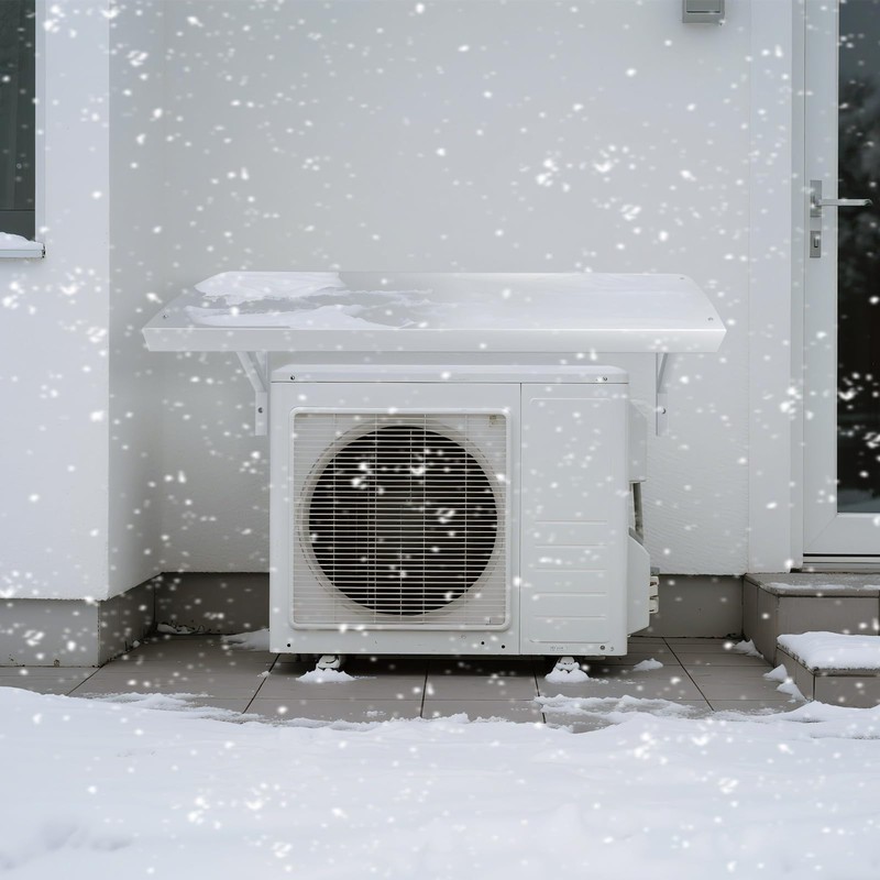 41.7in Outdoor Mini Split Cover Condenser Sun Shade, Air Conditioner