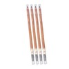 4pcs Eyebrow Pencil Double Head Eyebrow Makeup Pen Wood Handle