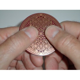 Expand Magnetize Your Life Force & Aura, Connect w/Divine Blueprint, Blue Moods & Sadness Support Powerforms Geometric Copper Healing Antenna Soul Activator 2.25"