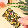 Premium Seaweed Crisps with Mixed Vegetables and Fruits: Topped with