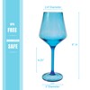 Lily's Home Acrylic Wine Glasses with Stems. Set of 4