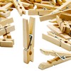 LeTOMA – 100 Pack Natural Wooden Clothes Pins 48 mm