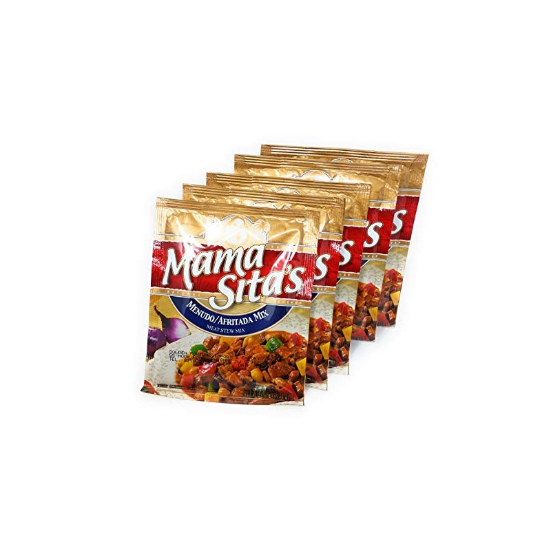 Mama Sita's Menudo/Afritada Meat Stew Mix, Five(5) Pack, 1.06 oz(30g)