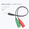 Akkerds 3.5mm Audio Minute Wire Red Green Wire Double Headed