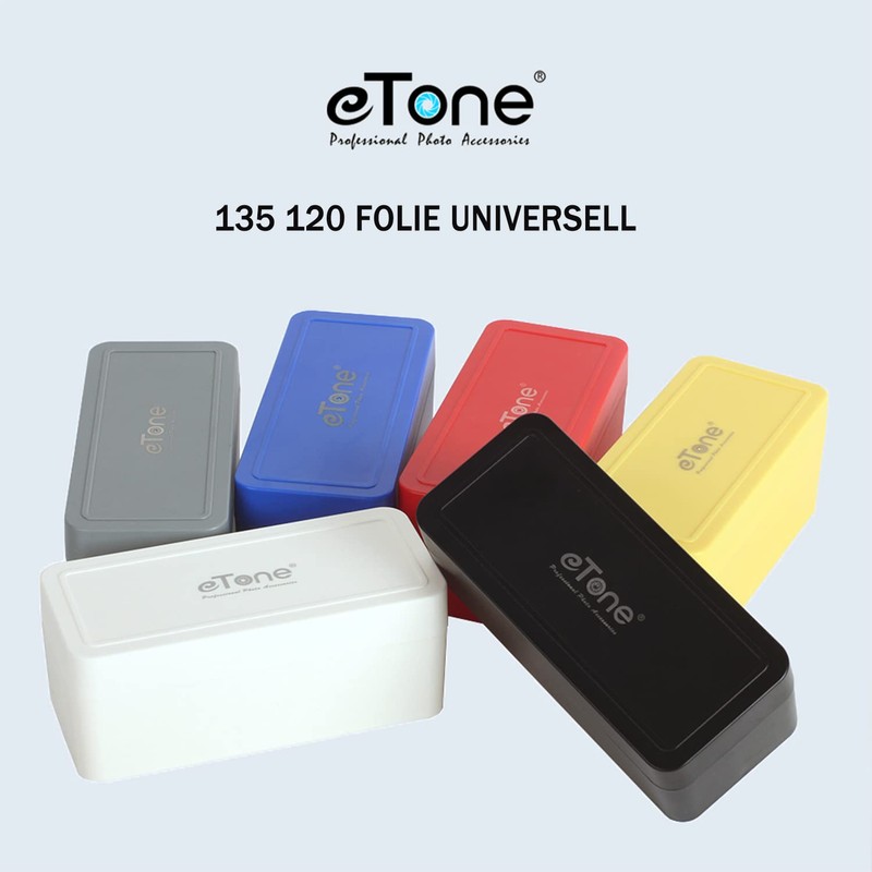 eTone Hard Plastic Film Storage Box Case for 120 135
