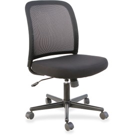 Lorell Mesh Armless Mid-Back Task Chair