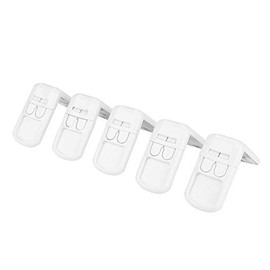 5 Unids Cerraduras de Gabinete de Seguridad Para Bebé Gabinete Cajón Cerraduras de Puerta Niños Proteger Cerradura de Seguridad Para Gabinete de Puerta de Cajón(blanco)
