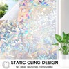 DUOFIRE Window Films for Privacy Rainbow Window Film, Stained Glass
