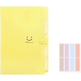 WADY Organizador de Archivos de Acordeón, Carpeta de Archivos Expandible, Folder Organizador with Bolsillos(Amarillo)