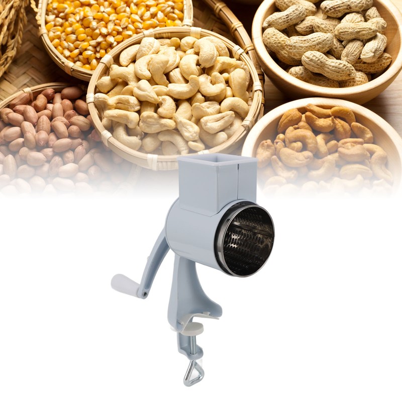 Manual Grain Mill Aluminum Alloy Stainless Steel Removable Hand Cranking