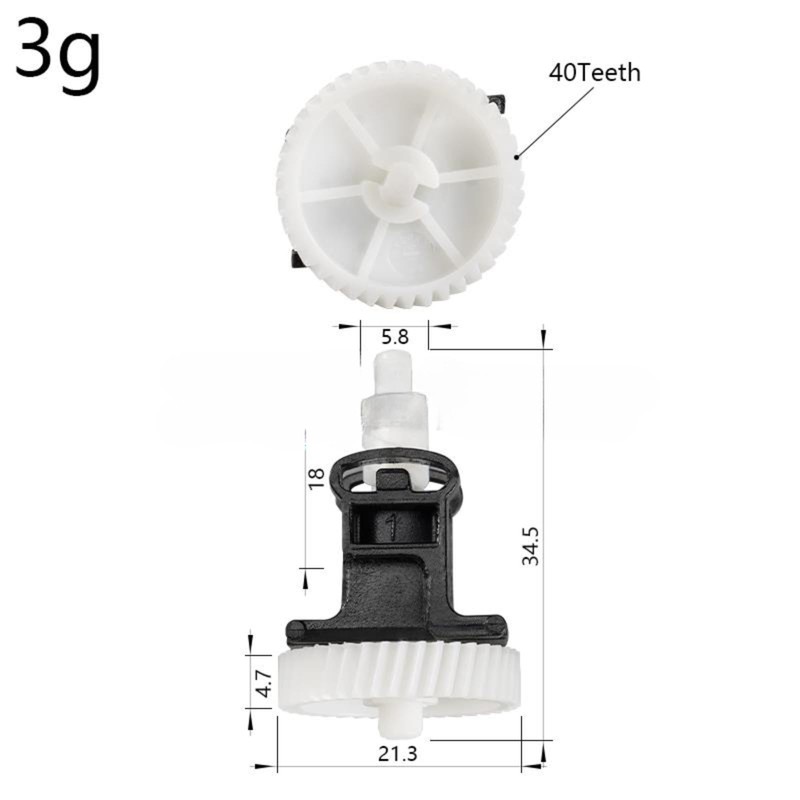 Tailgate Lock Repair Kit with Gear for VW Scirocco 2008-2017
