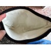 Sozakka Corduroy Cosmetic Bag with Zipper, great travel bag Large
