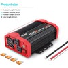NDDI 1500W Car Power Inverter 12V DC to 110V AC