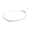 Deidreamers Sterling Silver MINI INITIAL Bracelet (Silver: A)