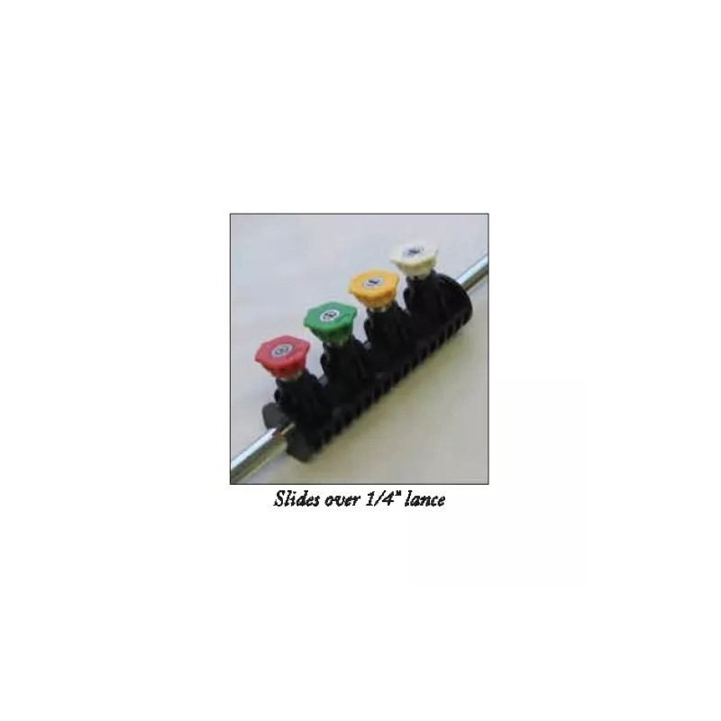 Suttner America 1/4" Pressure Washer Nozzle Holder For 4 Nozzles