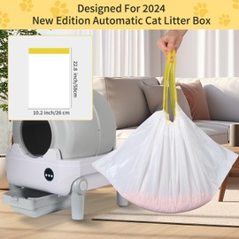 Brnzenta Disposable Cat Litter Bags, 20 Count, Unscented