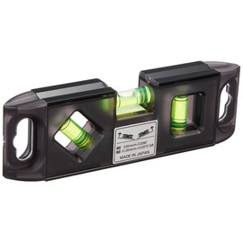 Ebis ED-15TB3 Mini Level Tobisan Level, For Scaffolding Assembly, Black (Skeleton) x Green, 5.9 inches (150 mm)