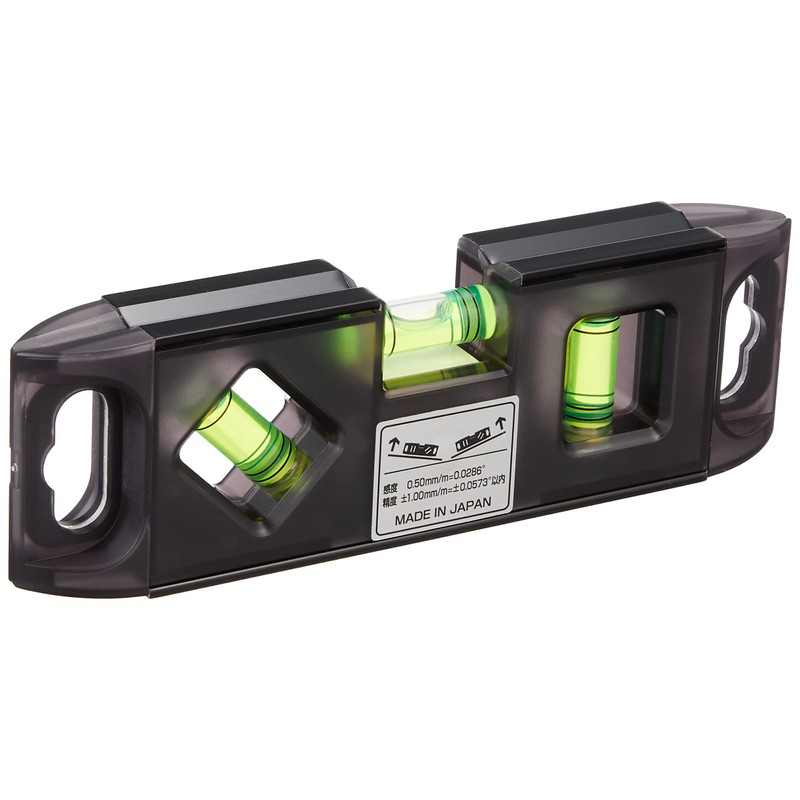 Ebis ED-15TB3 Mini Level Tobisan Level, For Scaffolding Assembly, Black