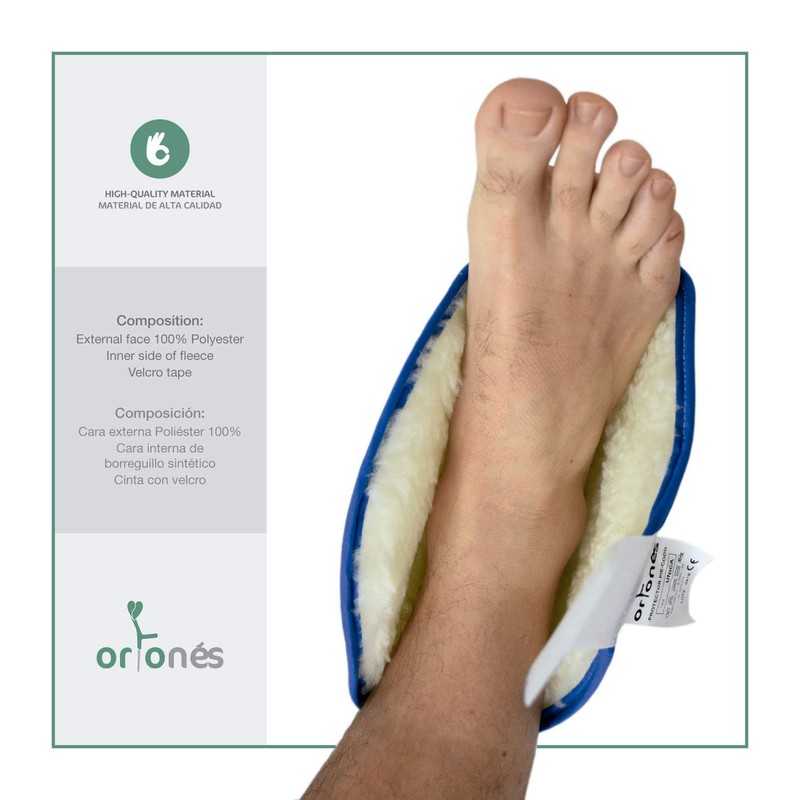 ORTONES | Fersenpolster, Fersenschoner Universal 1 Paar Anti-dekubitus | Fuß-
